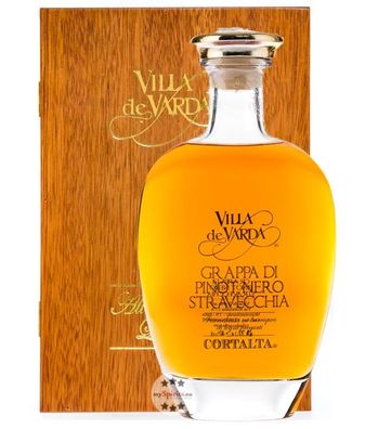 Villa de Varda Grappa Pinot Nero Stravecchia-Cortalta (40 % vol., 0,7 Liter) (40 % vo