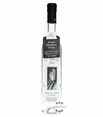 Villa de Varda Grappa Teroldego Mezzolitro (40 % vol., 0,5 Liter) (40 % vol., hide)
