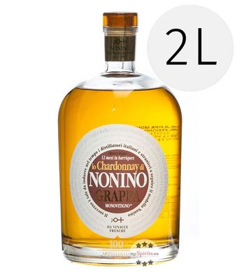 Nonino Grappa Chardonnay in Barriques 2 L (41 % vol., 2,0 Liter) (41 % vol., hide)