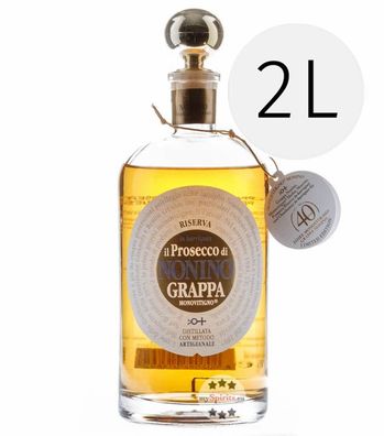 Nonino Grappa Il Prosecco di Nonino Monovitigno Riserva 2l (41 % vol., 2,0 Liter) (41