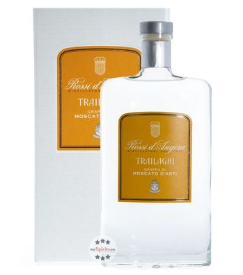 Rossi d?Angera Grappa Moscato d?Asti Trailaghi (40 % vol., 0,7 Liter) (40 % vol., hid