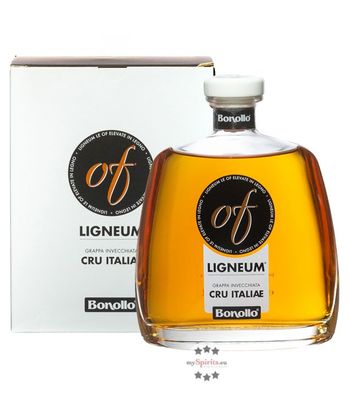 Bonollo of Ligneum Cru Italiae Grappa Invecchiata (42 % Vol., 0,7 Liter) (42 % Vol.,