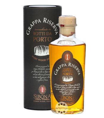 Sibona Grappa Riserva Botti da Porto (, 0,5 Liter) (40 % Vol., hide)