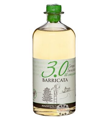 Mazzetti 3.0 Grappa Barricata 0,7l (, 0,7 Liter) (40 % Vol., hide)