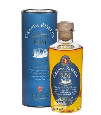 Sibona Grappa Riserva Botti da Rum (, 0,5 Liter) (40 % Vol., hide)