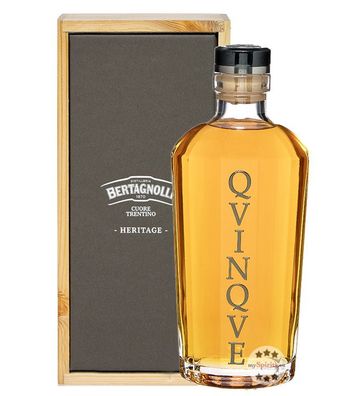 Bertagnolli Qvinqve Grappa Riserva Barrique (42 % Vol., 0,7 Liter) (42 % Vol., hide)