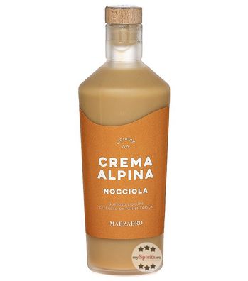 Marzadro Crema Alpina Nocciola Haselnusslikör (17 % Vol., 0,7 Liter) (17 % Vol., hide