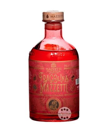 Mazzetti Fragolina Likör mit Erdbeeren & Grappa (21 % Vol., 0,7 Liter)