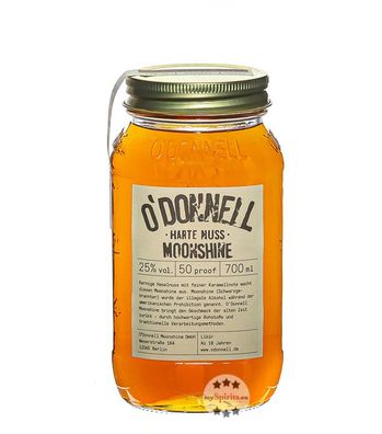 O'Donnell Harte Nuss Moonshine Likör (25 % Vol., 0,7 Liter) (25 % Vol., hide)