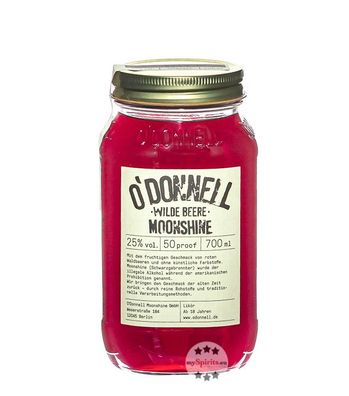 O'Donnell Wilde Beere Moonshine Likör (25 % Vol., 0,7 Liter) (25 % Vol., hide)