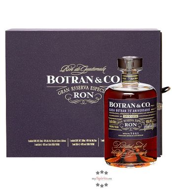 Botran & Co. Gran Reserva Especial Geschenkbox (40 & 45 % vol., 0,6 Liter) (40 & 45