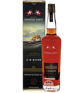 A.H. Riise Royal Danish Navy Spirit Drink (, 0,7 Liter) (40 % Vol., hide)