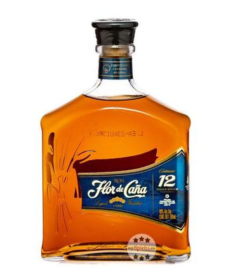 Flor de Cana 12 Años Centenario Rum (, 0,7 Liter) (40 % Vol., hide)