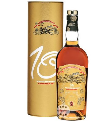 Ron Millonario 10 Aniversario Cincuenta Rum (50 % vol, 0,7 Liter) (50 % vol, hide)