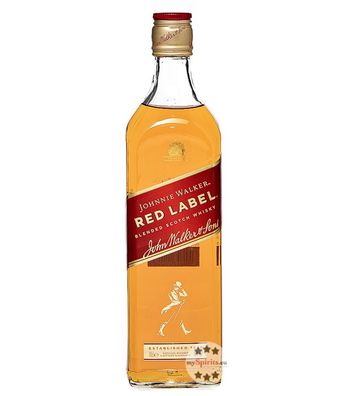 Johnnie Walker Red Label Blended Scotch Whisky 0,7l (40 % vol., 0,7 Liter) (40 % vol