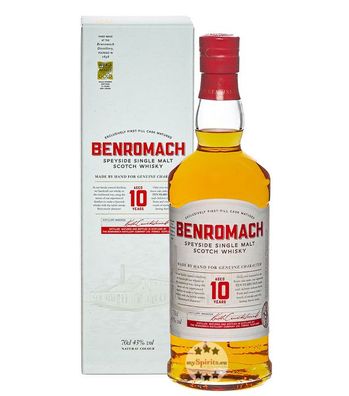 Benromach 10 Jahre Single Malt Scotch Whisky (43 % Vol., 0,7 Liter) (43 % Vol., hide)