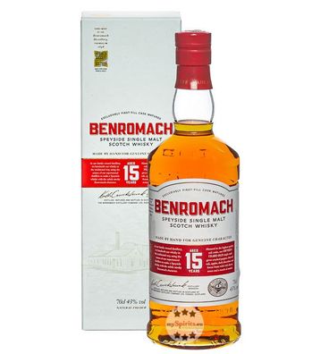 Benromach 15 Jahre Single Malt Scotch Whisky (43 % Vol., 0,7 Liter) (43 % Vol., hide)