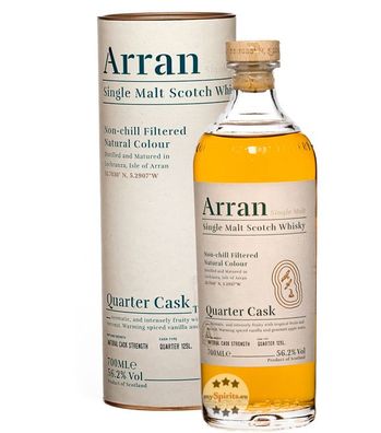 Arran Quarter Cask ?The Bothy? Single Malt Whisky (56,2 % Vol., 0,7 Liter) (56,2 % Vo