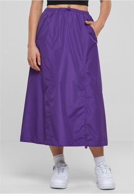 Urban Classics Damen Ladies Ripstop Parachute Midi Skirt TB6095