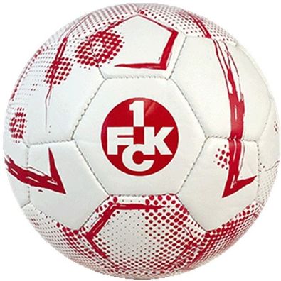 1. FC Kaiserslautern Miniball weiß matt Fussball Weiß