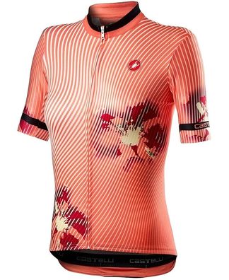 Castelli Damen Radsport Zubehör Damen-Radtrikot Primavera Jersey Peach Echo 97043