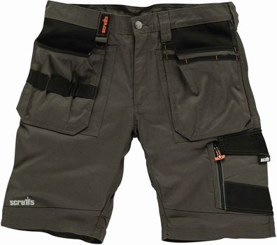 Scruffs Shorts Arbeitsshorts „Trade“ -Dunkelgrau