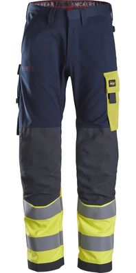 Snickers Workwear ProtecWork High-Vis Arbeitshose, Kl. 1 6376