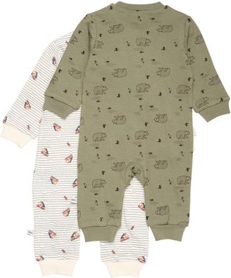 Pippi Babywear Kinder Schlafanzug Nightsuit-zipper (2-pack)