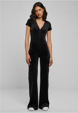 Urban Classics Damen Ladies Velvet Jumpsuit