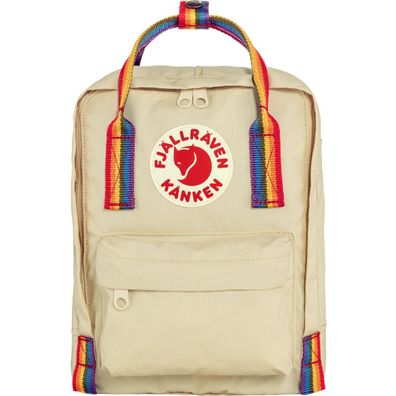 Fjällräven Kanken Rainbow Mini Light Oak-Rainbow Pattern