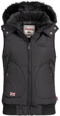 Lonsdale Damen Winterjacke Ansty Weste mit Kapuze