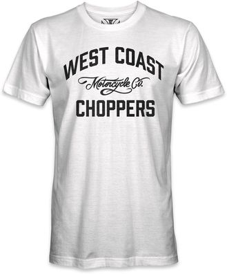 West Coast Choppers Herren T-Shirt Motorcycle Co. Tee White