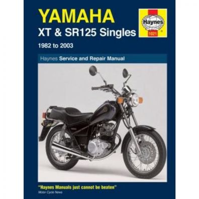 Yamaha Motorrad XT und SR125 Singles (1982-2003) Reparaturanleitung Haynes