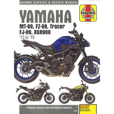 Yamaha MT-09, FZ-09, Tracer, FJ-09 und XSR900 (2013-2019) Reparaturanleitung