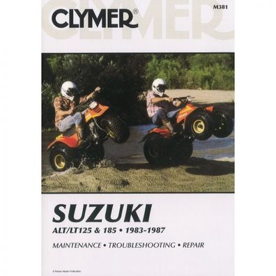 Suzuki Alt LT125 und 185 (1983-1987) Quad Reparaturanleitung Clymer