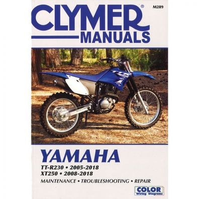 Yamaha TT-R230 XT250 (2005-2018) Reparaturanleitung Clymer