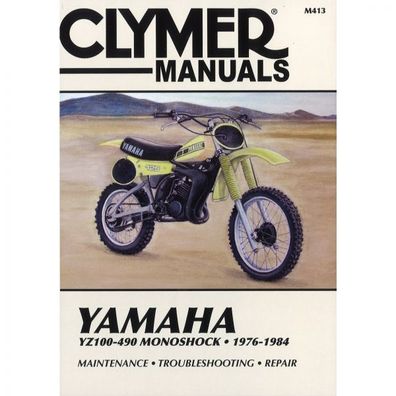 Yamaha YZ100-490 Monoshock (1976-1984) Reparaturanleitung Clymer