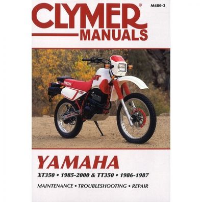 Yamaha XT350 (1985-2000) TT350 (1986-1987) Reparaturanleitung Clymer