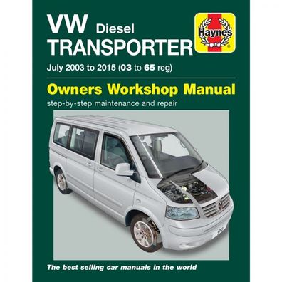 VW Transporter T5 2003-2015 Diesel Kastenwagen Reparaturanleitung Haynes