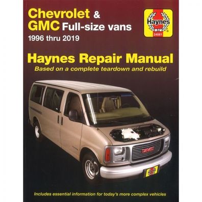 Chevrolet Express GMC Savana 1996-2019 Reparaturanleitung Haynes