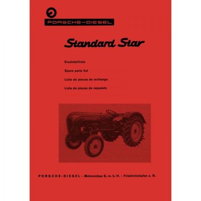 Porsche-Diesel Traktor Standard Star 219 Ersatzteilliste Ersatzteilkatalog