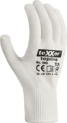 teXXor Topline Feinstrick-Handschuhe Nylon (12 Stück) 1922