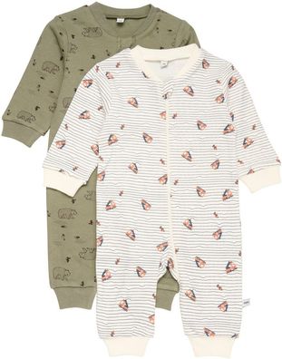 Pippi Babywear Kinder Schlafanzug Nightsuit Zipper (2-Pack) 5965