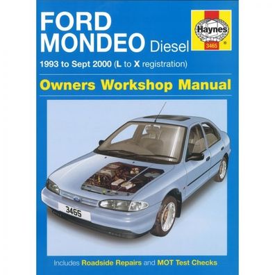 Ford Mondeo Diesel 1993-09.2000 L-X Reparaturanleitung Haynes