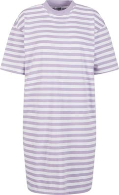 Urban Classics Damen Ladies Oversized Striped Tee Dress TB6828