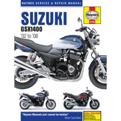 Suzuki Motorrad GSX1400 (2002-2008) Reparaturanleitung Haynes