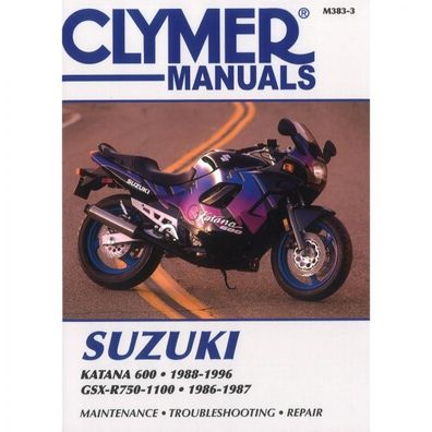 Suzuki Katana 600 und GSX-750-1100 (1986-1996) Reparaturanleitung Clymer