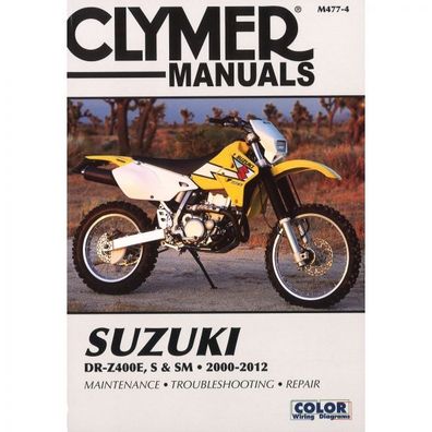 Suzuki DR-Z400E S & SM (2000-2012) Reparaturanleitung Clymer