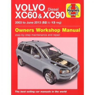 Volvo XC60 XC90 Diesel 2003-06.2013 1984cc 2400/2401cc Reparaturanleitung Haynes