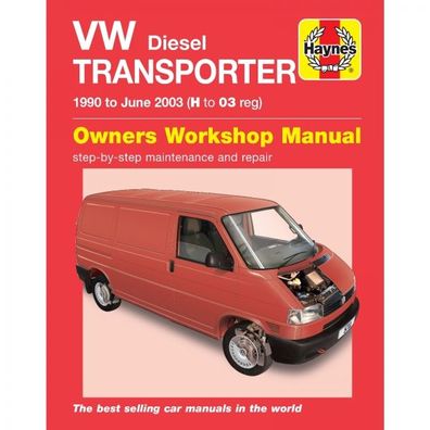 VW Transporter T4 1990-2003 Diesel Kastenwagen Reparaturanleitung Haynes